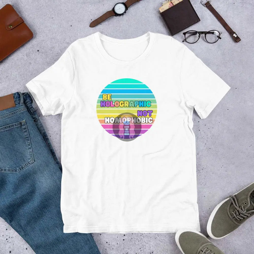 "Be holo" Pride Unisex t-shirt - from Show Me Your Mask Shop by Show Me Your Mask Shop - Shirts, Unisex