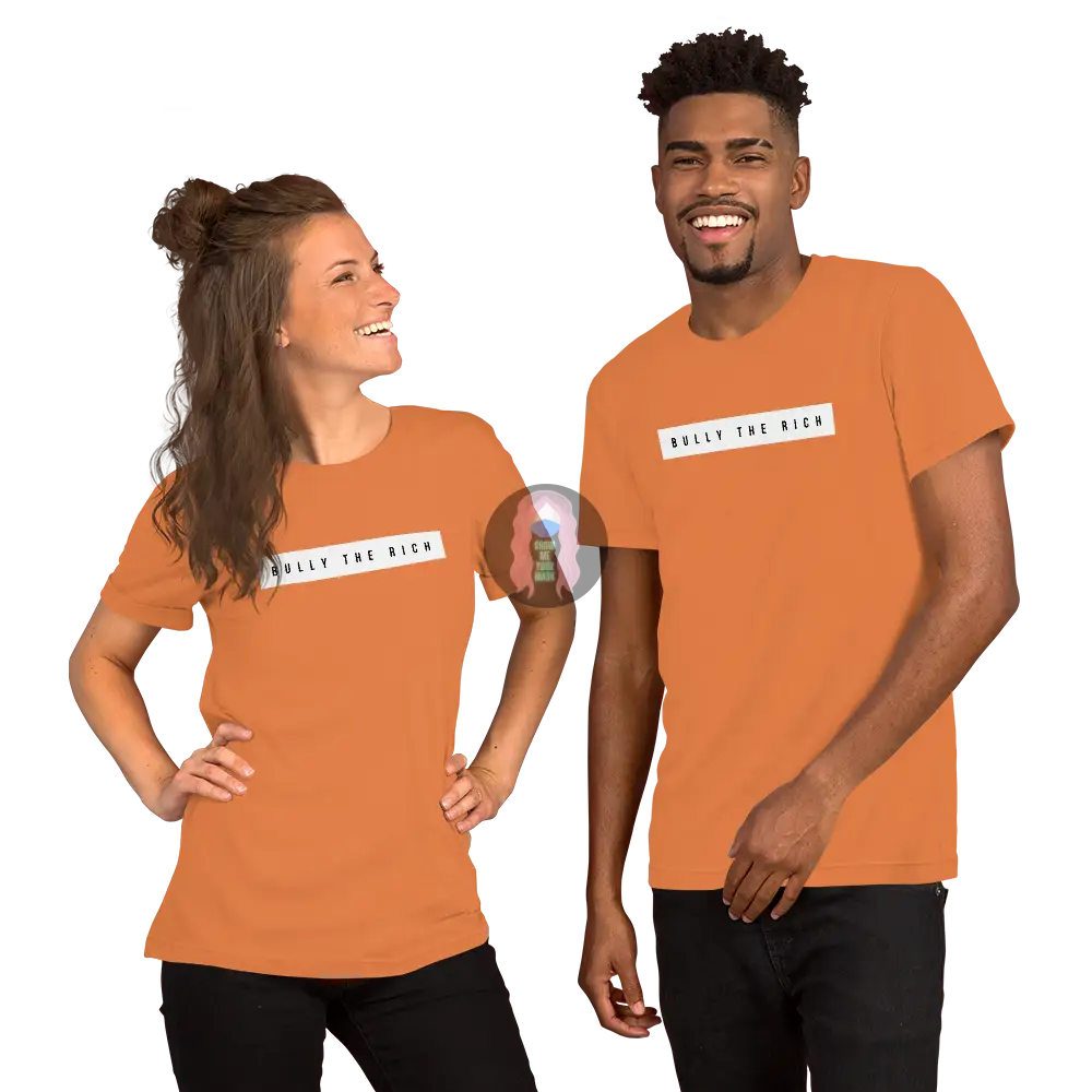 'Bully the Rich' 2.0 Short-Sleeve Unisex T-Shirt - from Show Me Your Mask Shop by Show Me Your Mask Shop - Shirts, Unisex