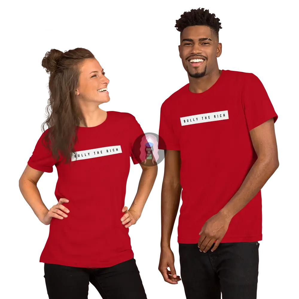 'Bully the Rich' 2.0 Short-Sleeve Unisex T-Shirt - from Show Me Your Mask Shop by Show Me Your Mask Shop - Shirts, Unisex