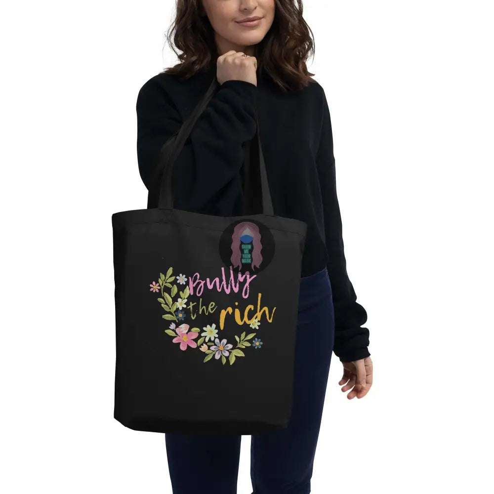 "Bully the Rich" Eco Tote Bag - from Show Me Your Mask Shop by Show Me Your Mask Shop - Totes