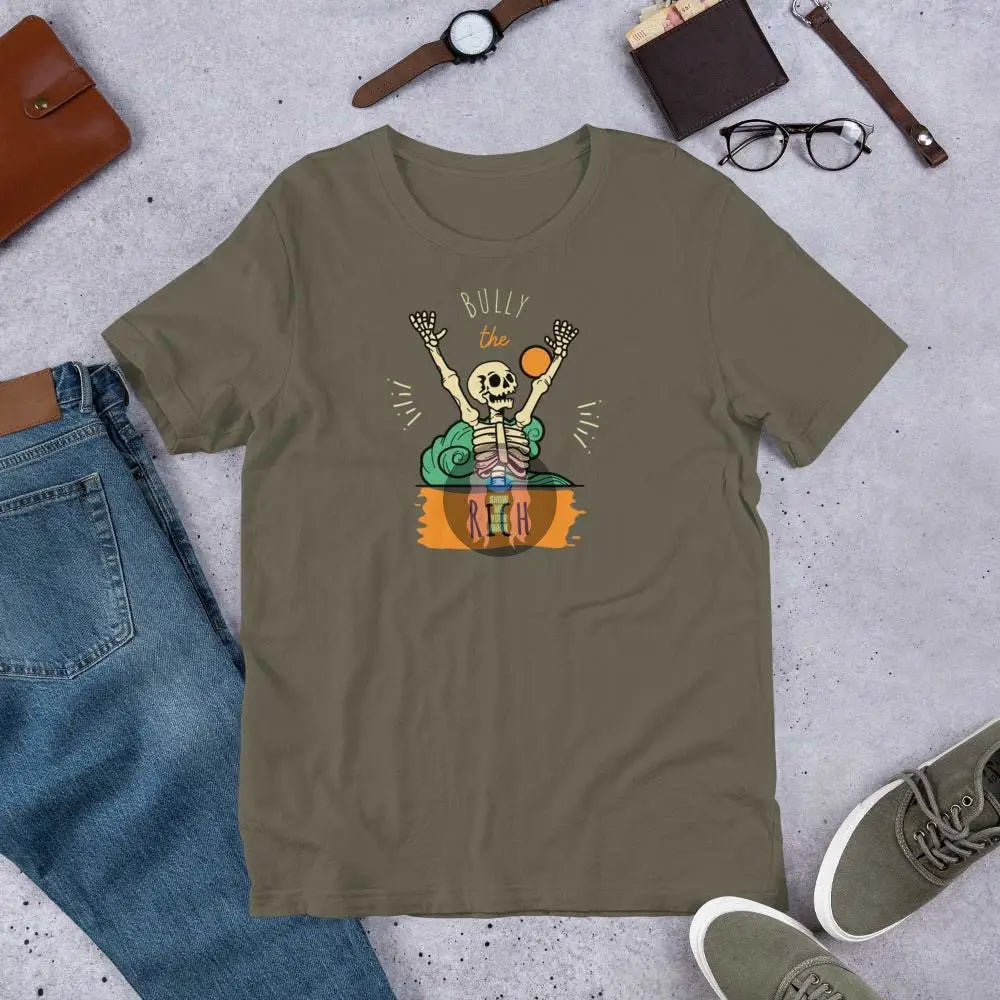 "Bully the Rich" Halloween Unisex t-shirt - from Show Me Your Mask Shop by Show Me Your Mask Shop - Shirts, Unisex