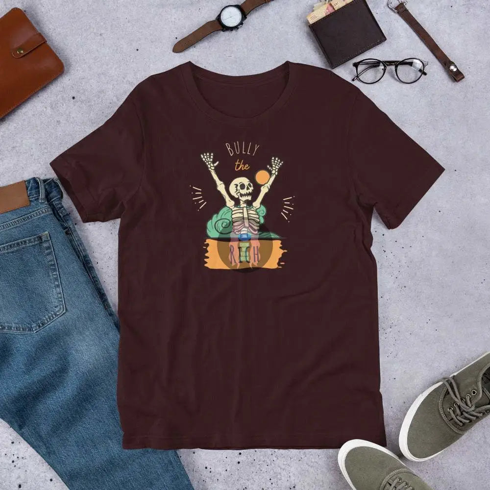 "Bully the Rich" Halloween Unisex t-shirt - from Show Me Your Mask Shop by Show Me Your Mask Shop - Shirts, Unisex