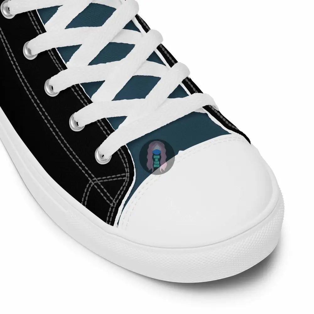 "Bully the Rich" Men’s high top canvas shoes - from Show Me Your Mask Shop by Show Me Your Mask Shop - Men's, Shoes