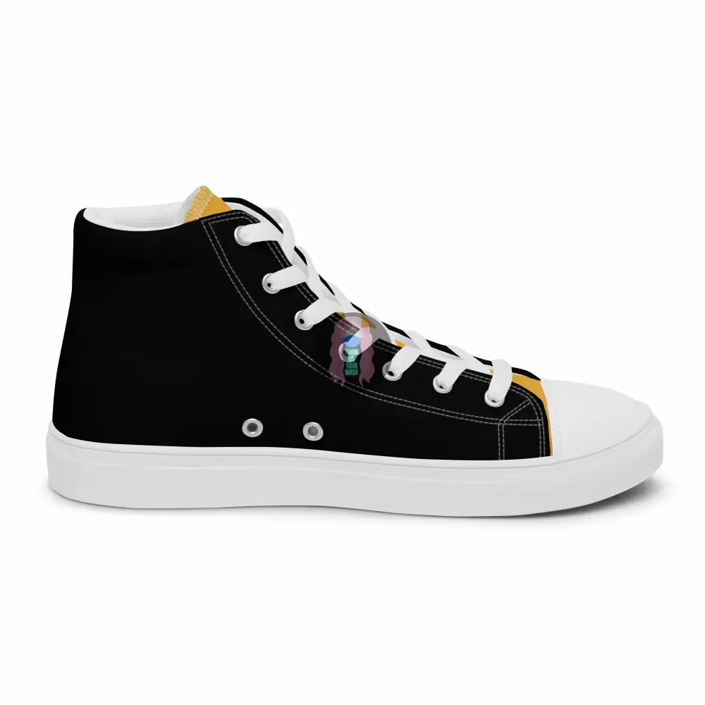 "Bully the Rich" Men’s high top canvas shoes - from Show Me Your Mask Shop by Show Me Your Mask Shop - Men's, Shoes