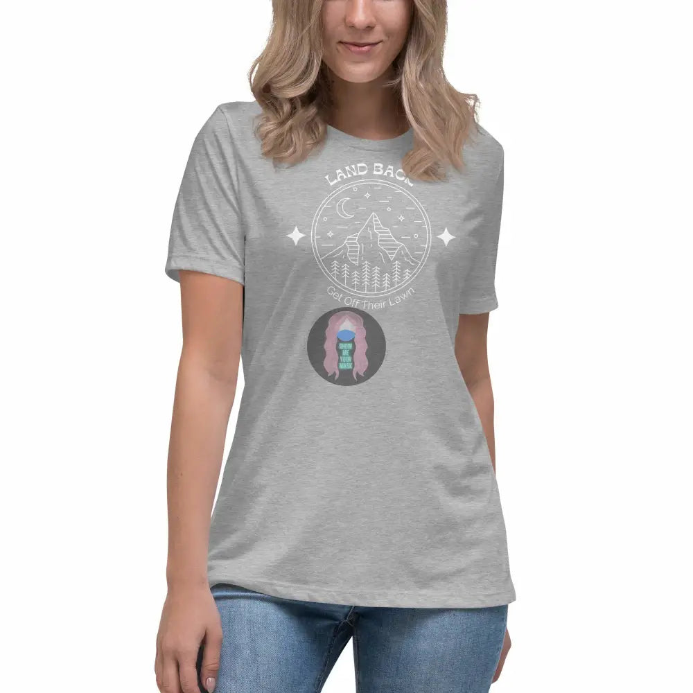 "Get Off Their Lawn" Women's Relaxed T-Shirt - from Show Me Your Mask Shop by Show Me Your Mask Shop - Shirts, Women's