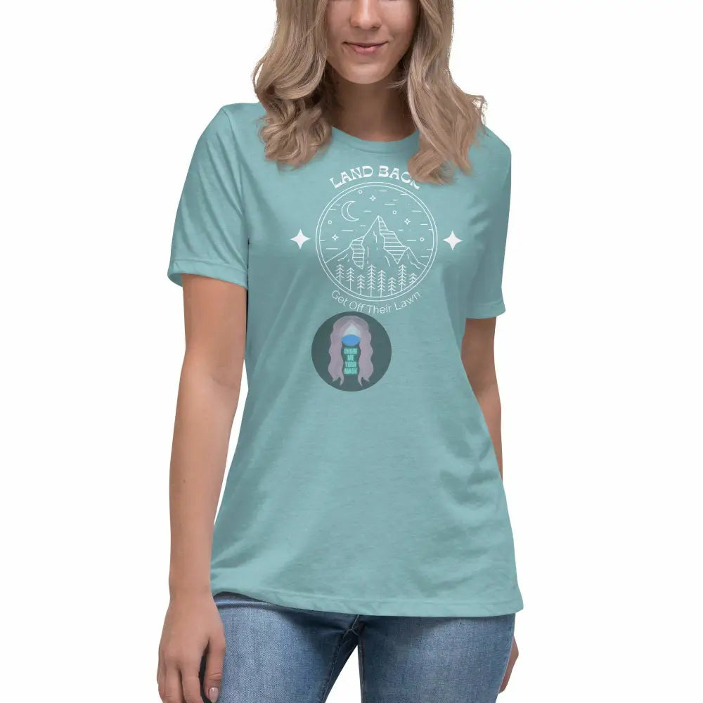 "Get Off Their Lawn" Women's Relaxed T-Shirt - from Show Me Your Mask Shop by Show Me Your Mask Shop - Shirts, Women's