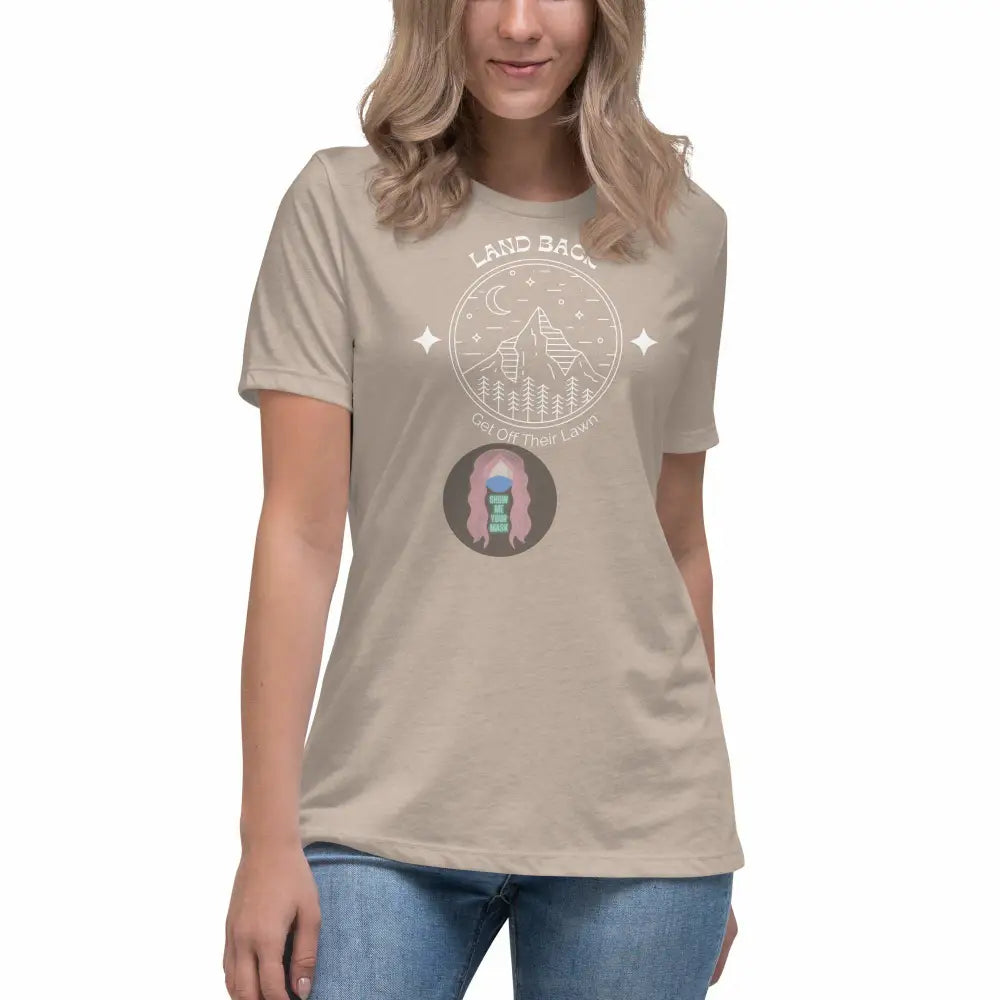 "Get Off Their Lawn" Women's Relaxed T-Shirt - from Show Me Your Mask Shop by Show Me Your Mask Shop - Shirts, Women's