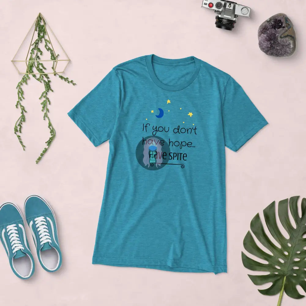 ’Have Spite’ Short Sleeve T-Shirt Aqua Triblend / Xs