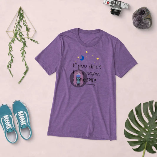 ’Have Spite’ Short Sleeve T-Shirt Purple Triblend / Xs