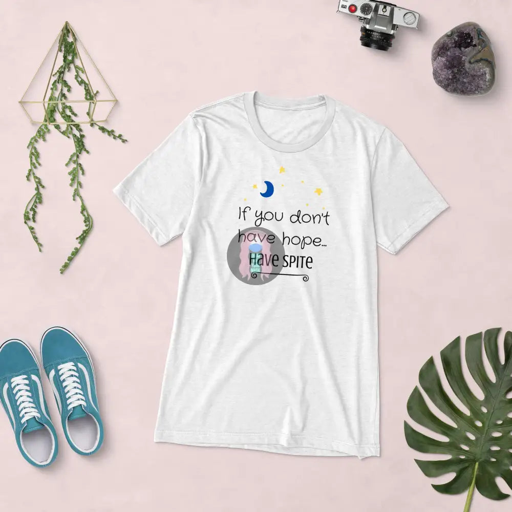 ’Have Spite’ Short Sleeve T-Shirt Solid White Triblend / Xs