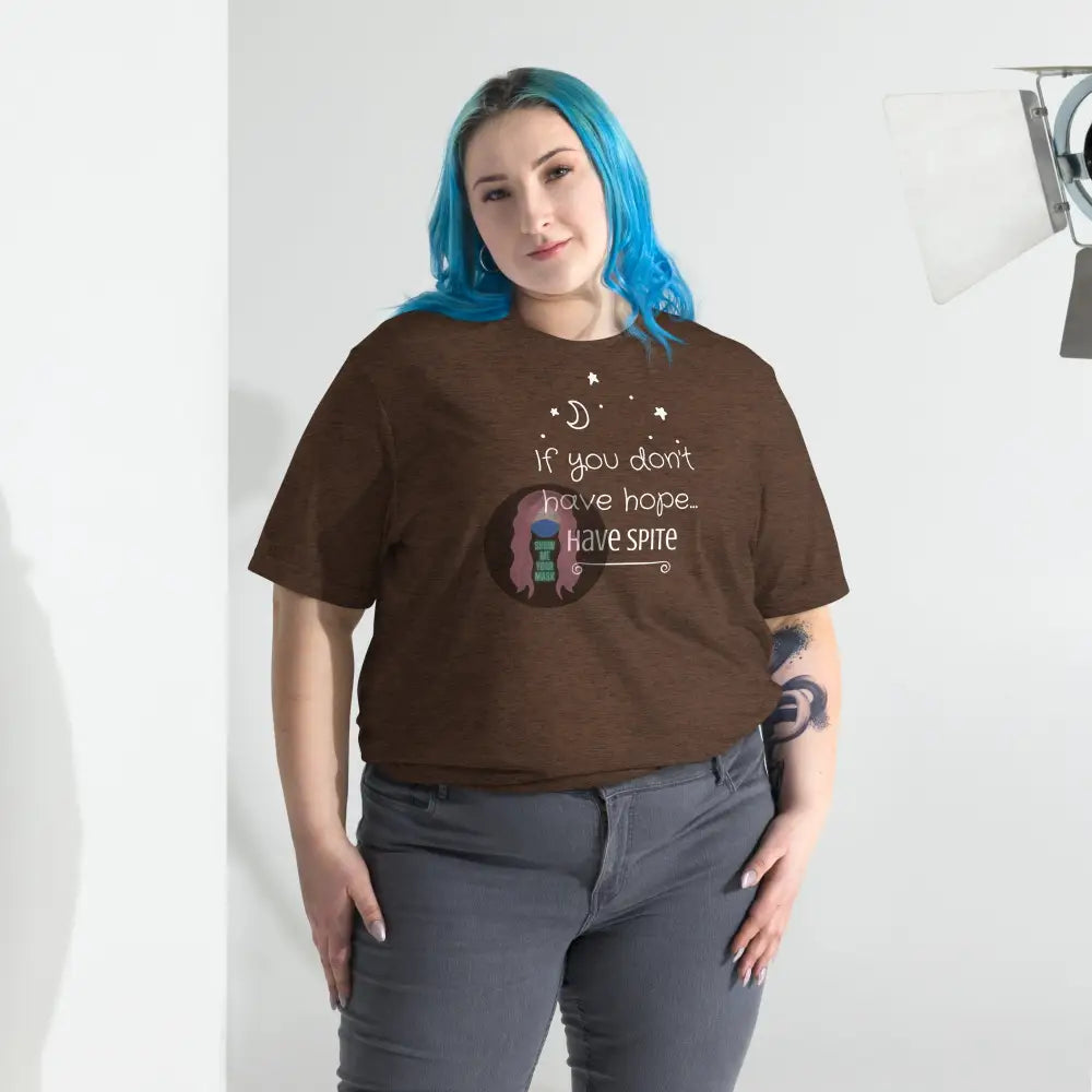 ’Have Spite’ V1 Short Sleeve T-Shirt Brown Triblend / Xs