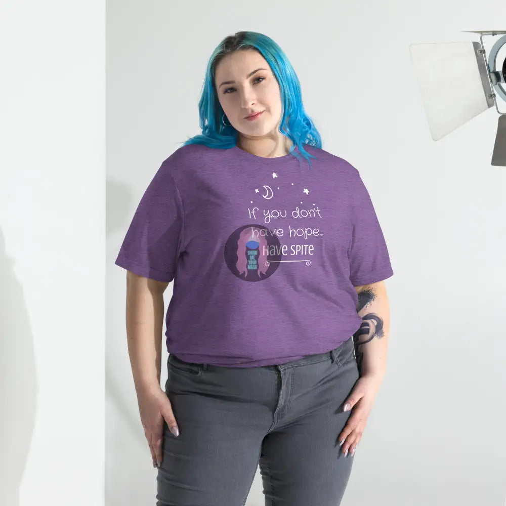 ’Have Spite’ V1 Short Sleeve T-Shirt Purple Triblend / Xs