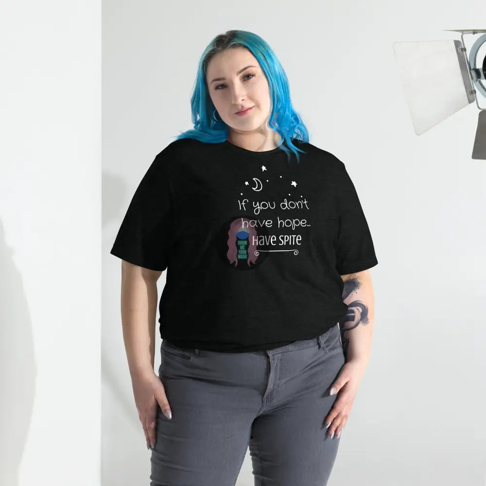 ’Have Spite’ V1 Short Sleeve T-Shirt Solid Black Triblend / Xs