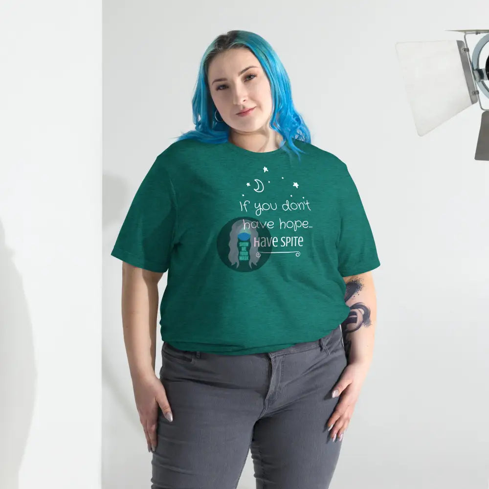’Have Spite’ V1 Short Sleeve T-Shirt Teal Triblend / Xs
