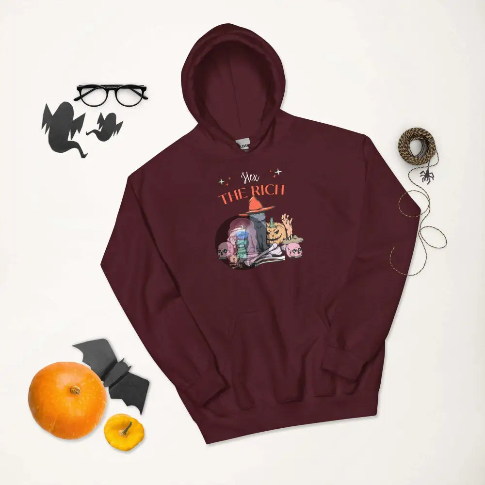 "Hex the Rich" Halloween Unisex Hoodie - from Show Me Your Mask Shop by Show Me Your Mask Shop - Hoodies, Unisex