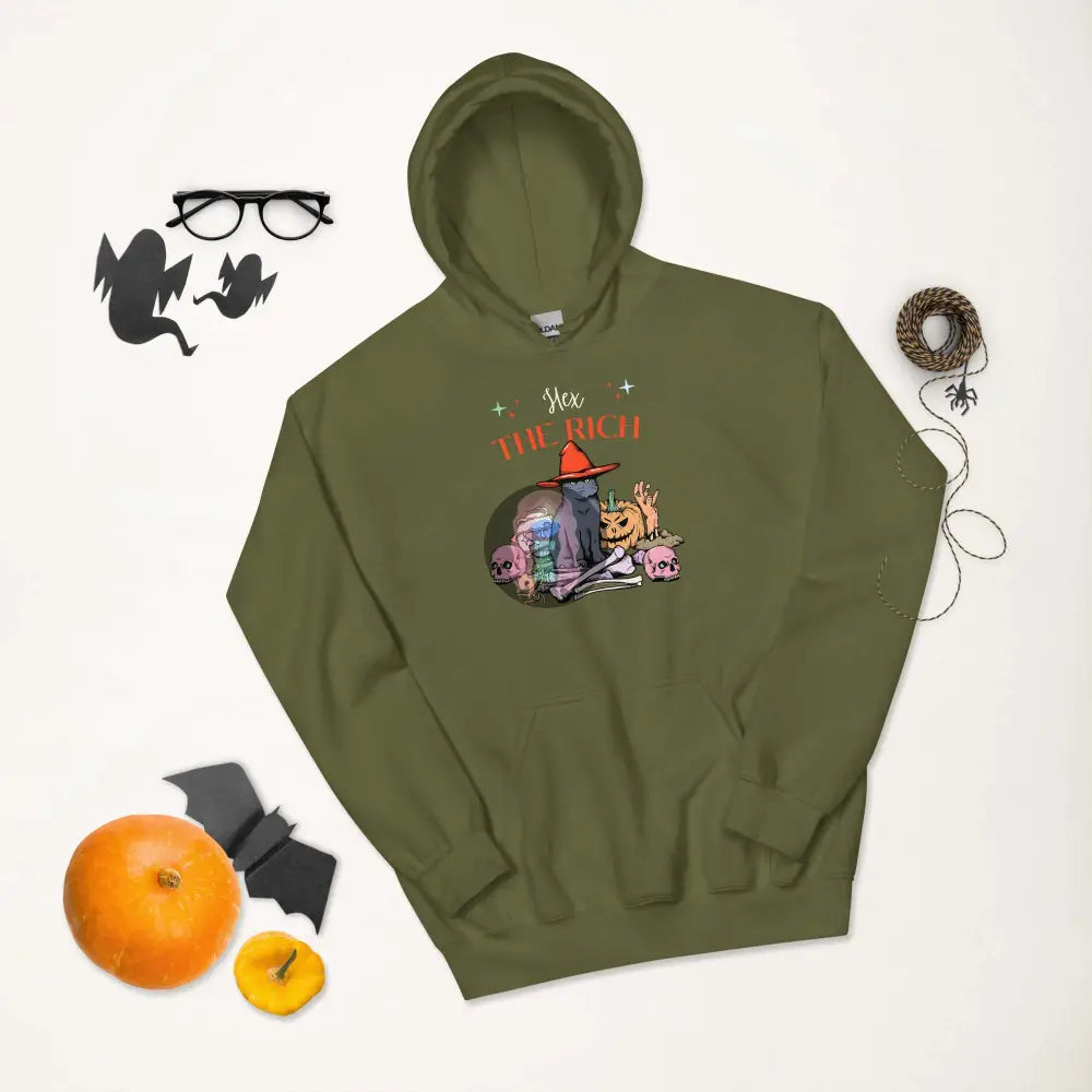 "Hex the Rich" Halloween Unisex Hoodie - from Show Me Your Mask Shop by Show Me Your Mask Shop - Hoodies, Unisex