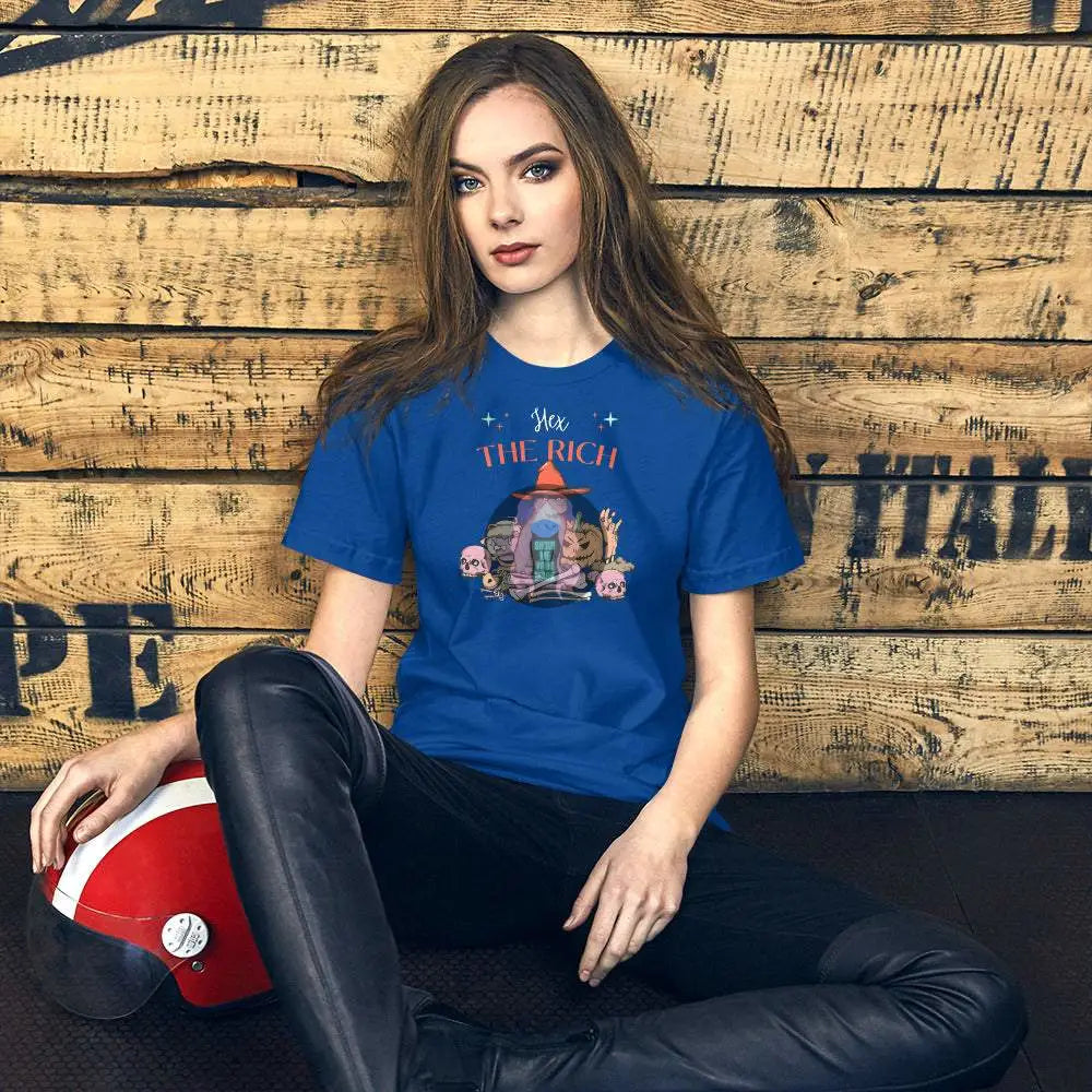 "Hex The Rich" Halloween Unisex t-shirt - from Show Me Your Mask Shop by Show Me Your Mask Shop - Shirts, Unisex