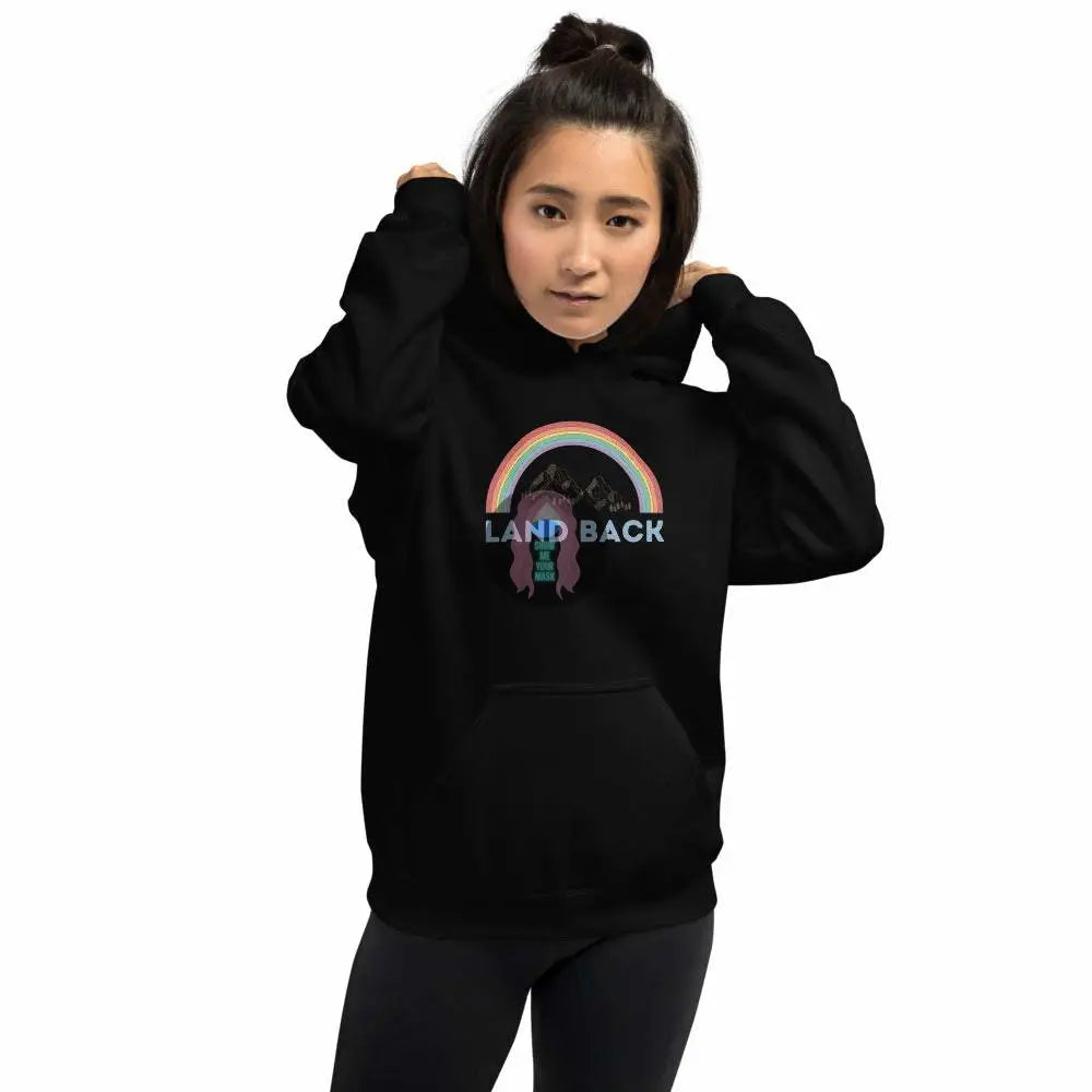 "Land Back" Unisex Hoodie - from Show Me Your Mask Shop by Show Me Your Mask Shop - Hoodies, Unisex