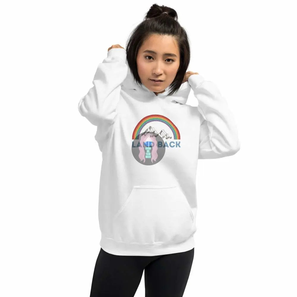 "Land Back" Unisex Hoodie - from Show Me Your Mask Shop by Show Me Your Mask Shop - Hoodies, Unisex