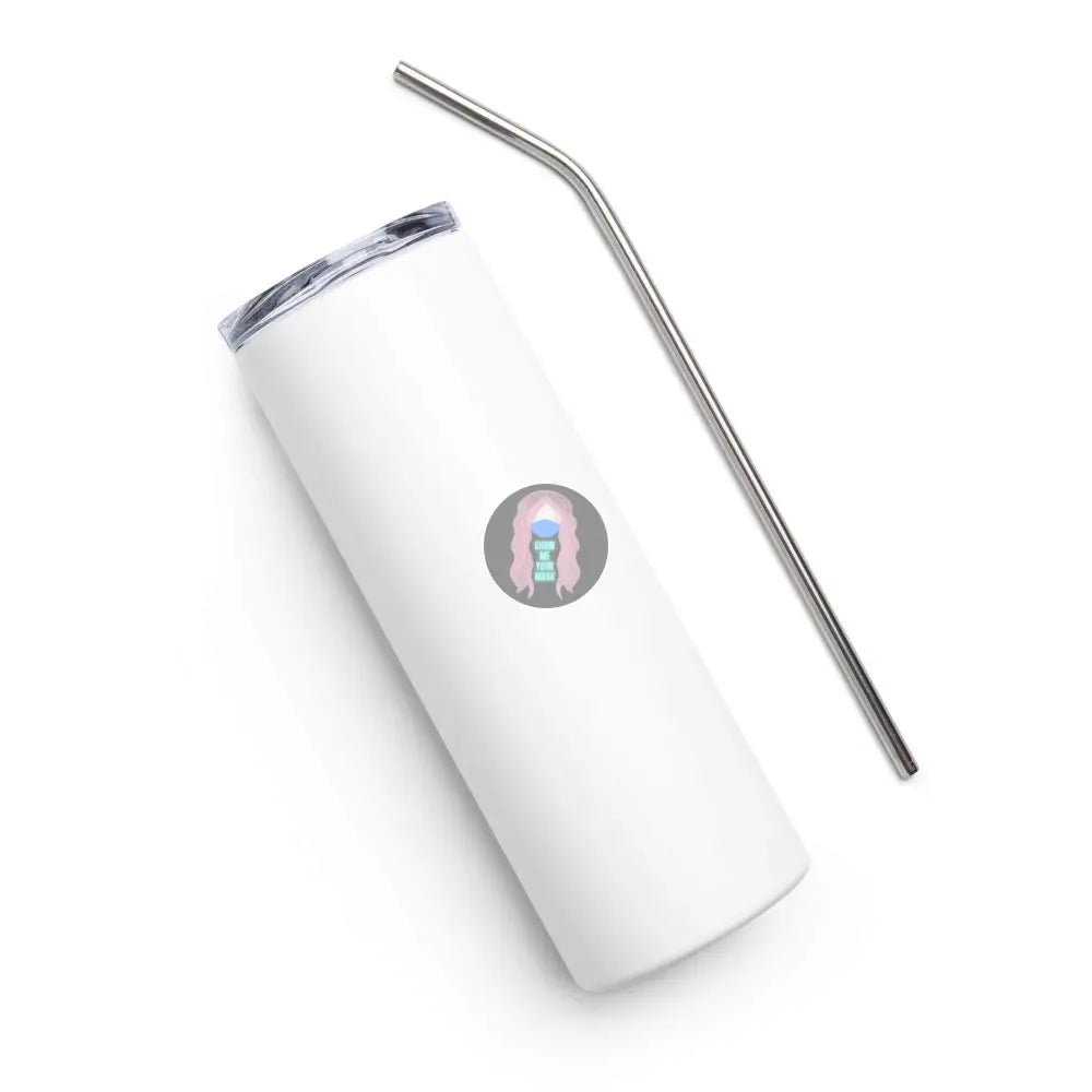 "oil executive tears" Stainless steel tumbler - from Show Me Your Mask Shop by Show Me Your Mask Shop - Mugs