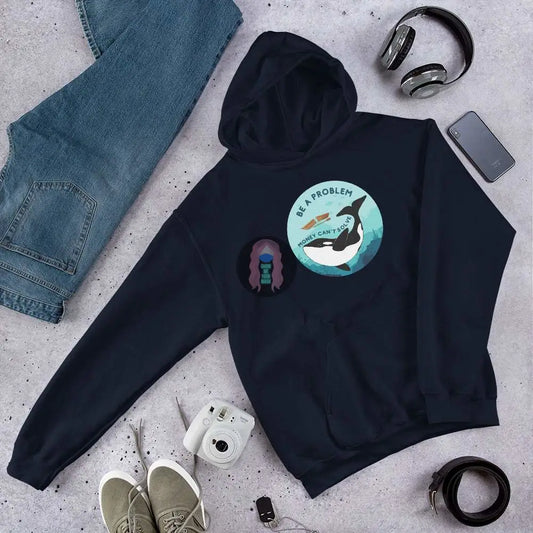 Orca "Be a Problem Money Can't Solve" Unisex Hoodie -  from Show Me Your Mask Shop by Show Me Your Mask Shop - Hoodies, Unisex