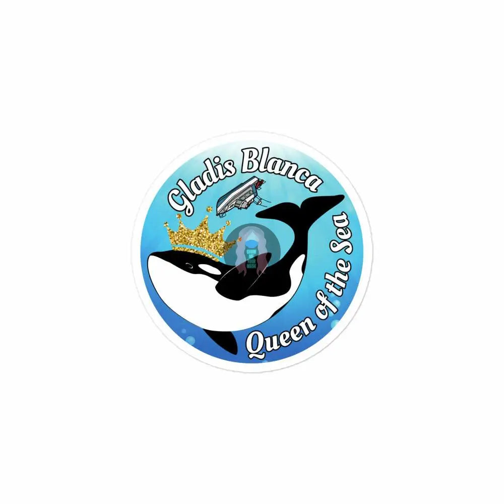 Orca "Queen Gladis" Bubble-free stickers - from Show Me Your Mask Shop by Show Me Your Mask Shop - Stickers