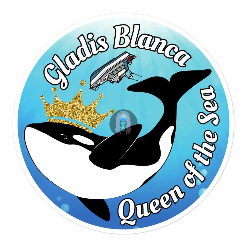 Orca "Queen Gladis" Bubble-free stickers - from Show Me Your Mask Shop by Show Me Your Mask Shop - Stickers