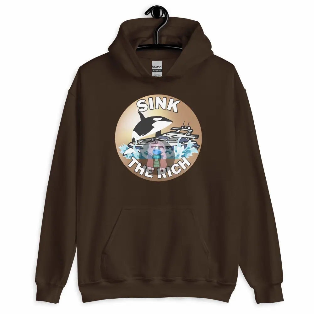 Orca "Sink the Rich" Unisex Hoodie - from Show Me Your Mask Shop by Show Me Your Mask Shop - Hoodies