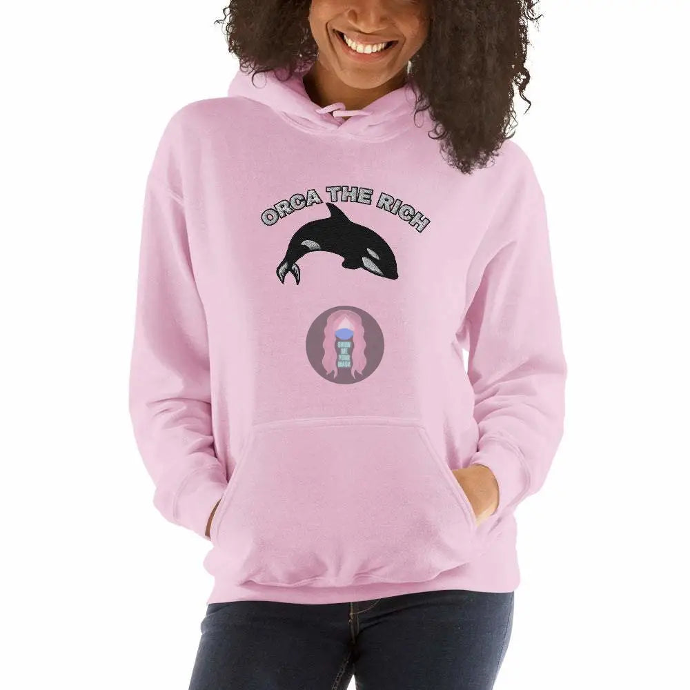 "Orca the Rich" Embroidered Unisex Hoodie - from Show Me Your Mask Shop by Show Me Your Mask Shop - Hoodies, Unisex