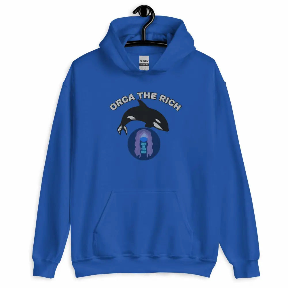 "Orca the Rich" Embroidered Unisex Hoodie - from Show Me Your Mask Shop by Show Me Your Mask Shop - Hoodies, Unisex