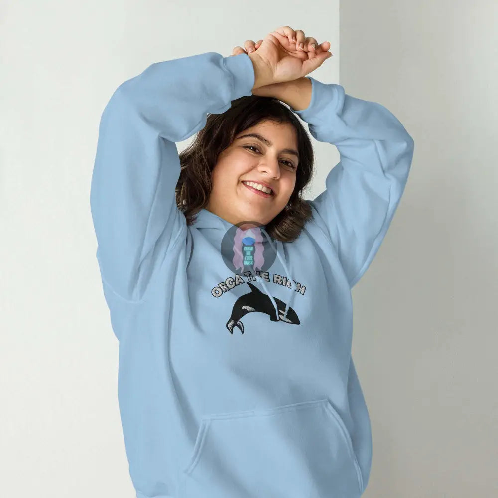 "Orca the Rich" Embroidered Unisex Hoodie - from Show Me Your Mask Shop by Show Me Your Mask Shop - Hoodies, Unisex