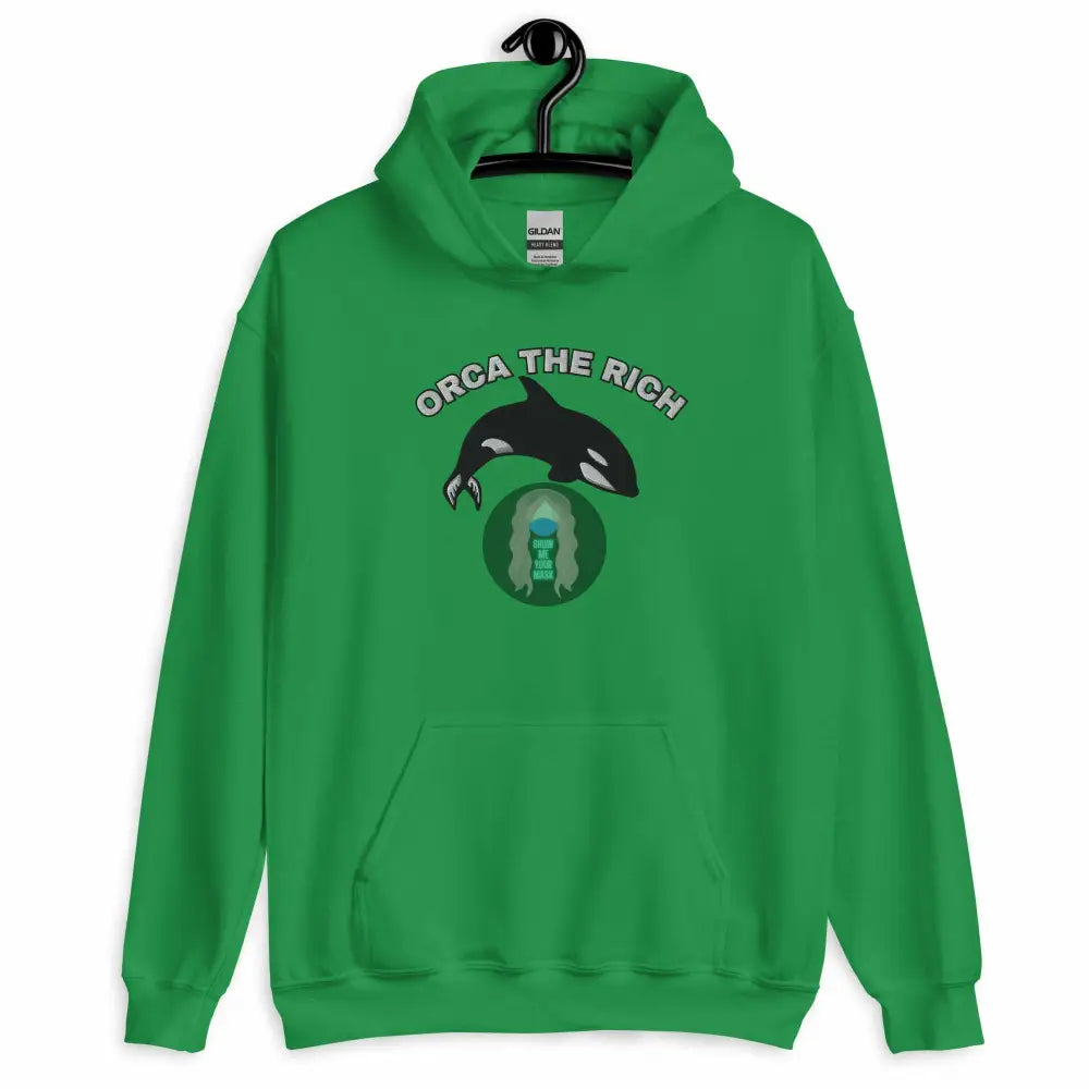 "Orca the Rich" Embroidered Unisex Hoodie - from Show Me Your Mask Shop by Show Me Your Mask Shop - Hoodies, Unisex