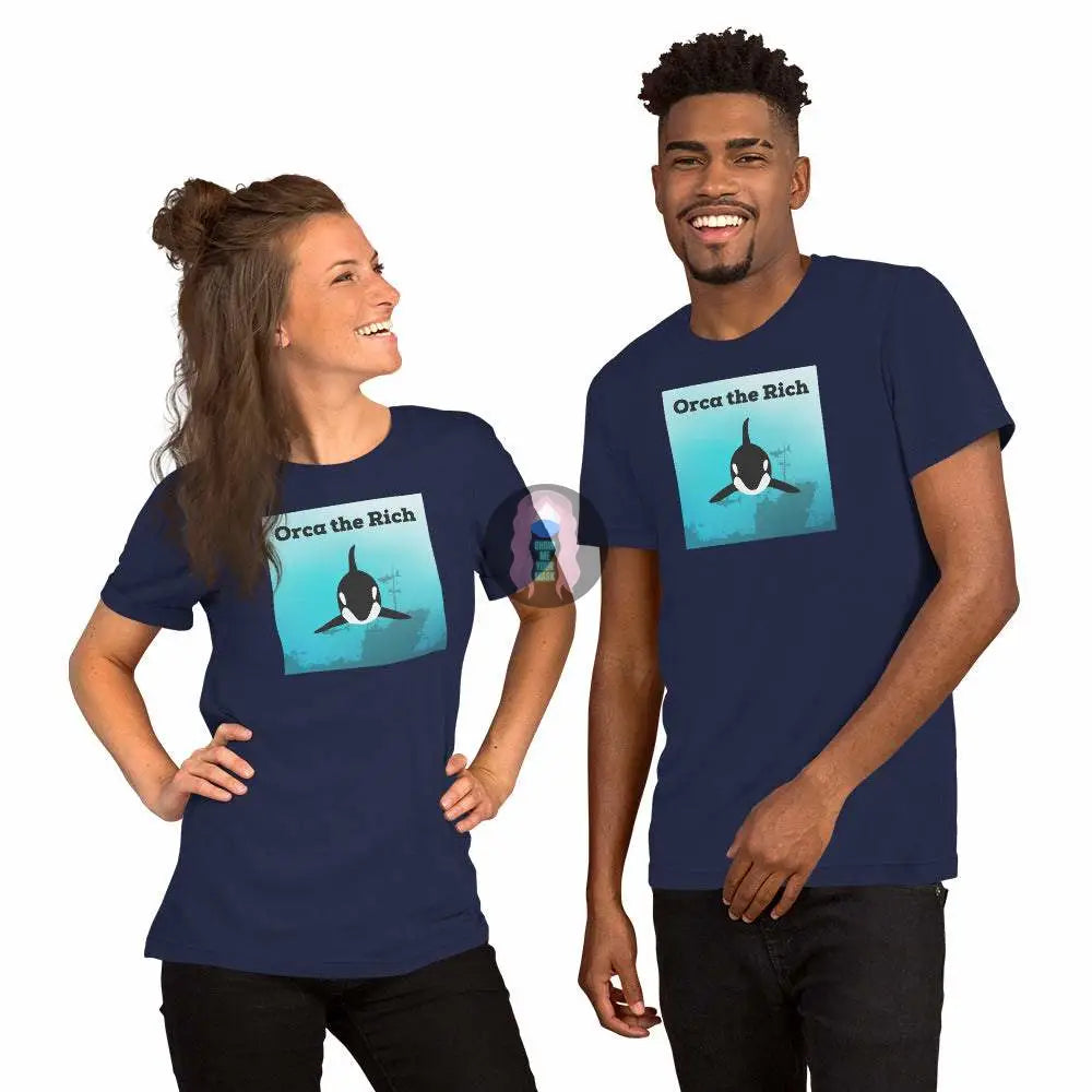 "Orca the Rich" Unisex t-shirt - from Show Me Your Mask Shop by Show Me Your Mask Shop - Shirts, Unisex