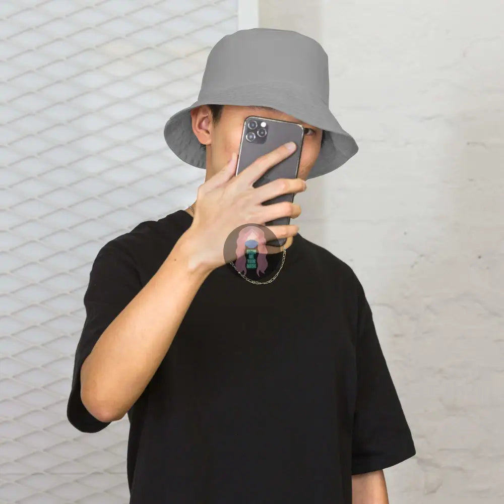 "Team Orca" grey bucket hat - from Show Me Your Mask Shop by Show Me Your Mask Shop - Hats