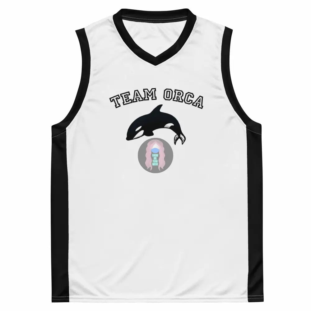 "Team Orca" Recycled unisex basketball jersey - from Show Me Your Mask Shop by Show Me Your Mask Shop - Shirts, Unisex