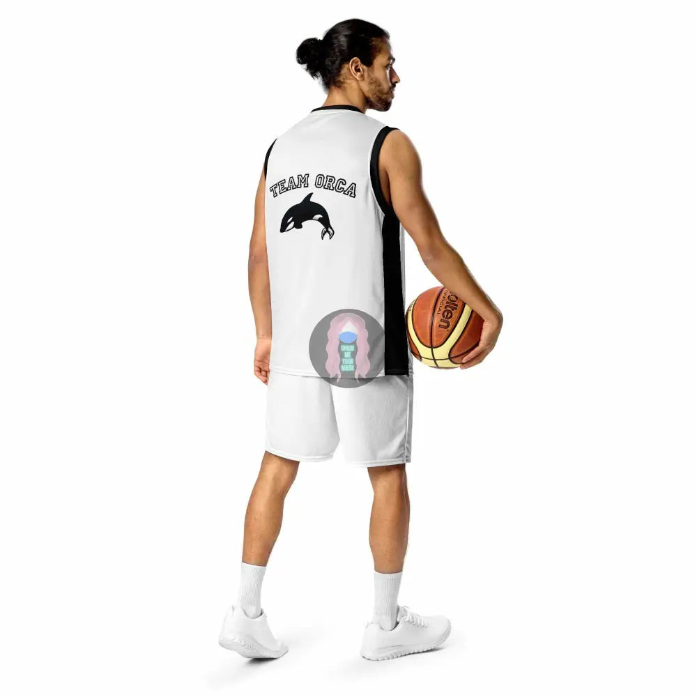 "Team Orca" Recycled unisex basketball jersey - from Show Me Your Mask Shop by Show Me Your Mask Shop - Shirts, Unisex