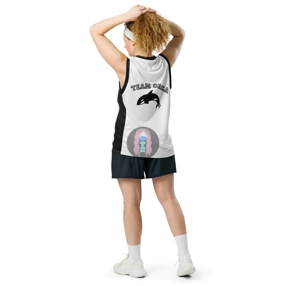"Team Orca" Recycled unisex basketball jersey - from Show Me Your Mask Shop by Show Me Your Mask Shop - Shirts, Unisex