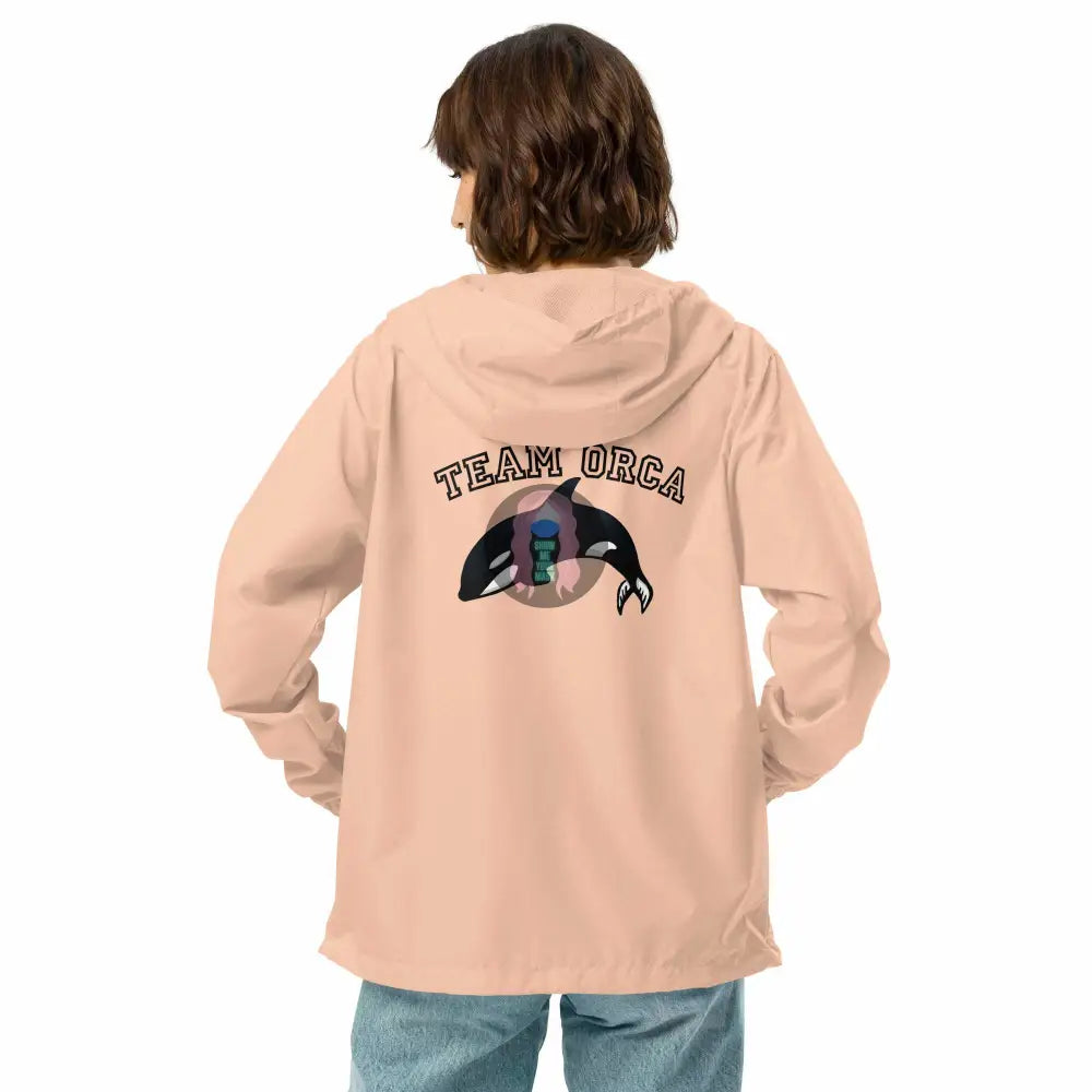 "Team Orca" Unisex lightweight zip up windbreaker - from Show Me Your Mask Shop by Show Me Your Mask Shop - Windbreaker