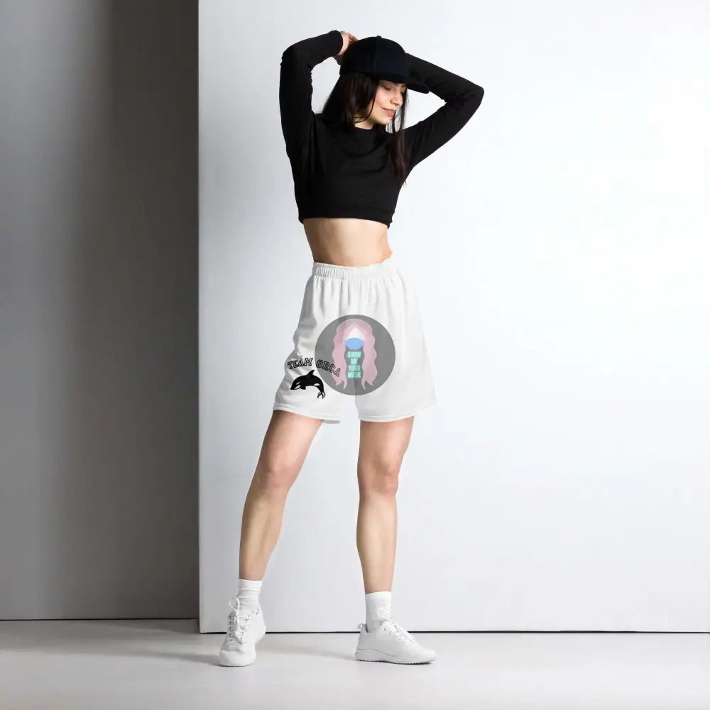 "Team Orca" Unisex mesh shorts - from Show Me Your Mask Shop by Show Me Your Mask Shop - Shorts