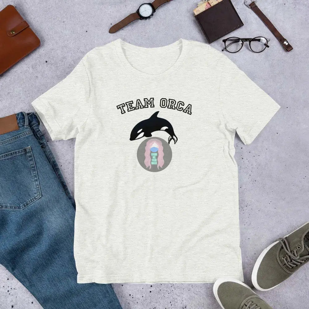 "Team Orca" Unisex t-shirt - from Show Me Your Mask Shop by Show Me Your Mask Shop - Shirts, Unisex