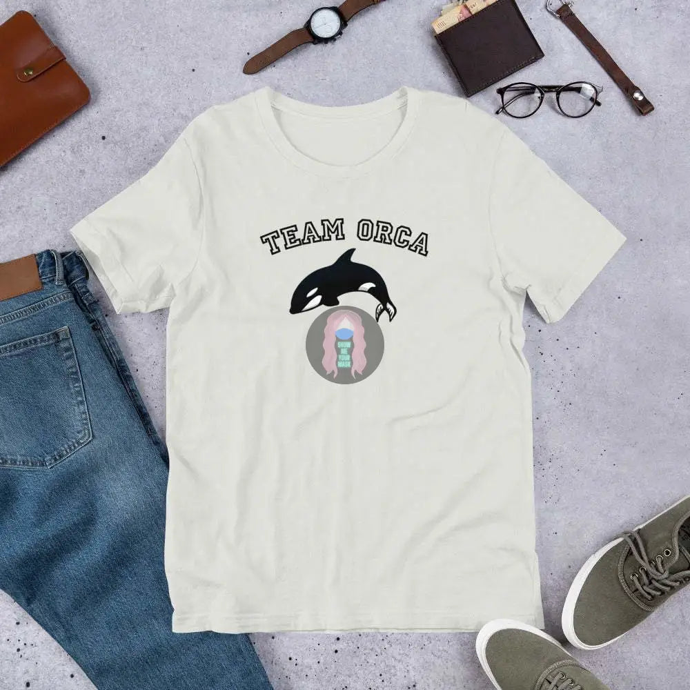 "Team Orca" Unisex t-shirt - from Show Me Your Mask Shop by Show Me Your Mask Shop - Shirts, Unisex