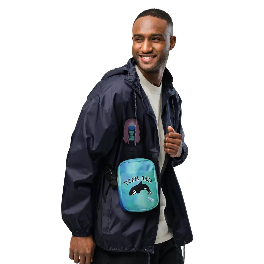 ’Team Orca’ Utility Crossbody Bag
