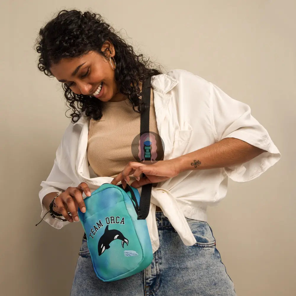 ’Team Orca’ Utility Crossbody Bag
