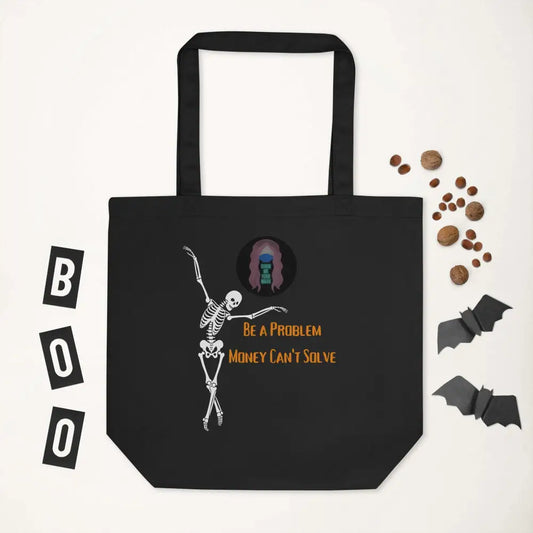 "A Problem Money Can't Solve" Halloween Eco Tote Bag -  from Show Me Your Mask Shop by Show Me Your Mask Shop - Totes
