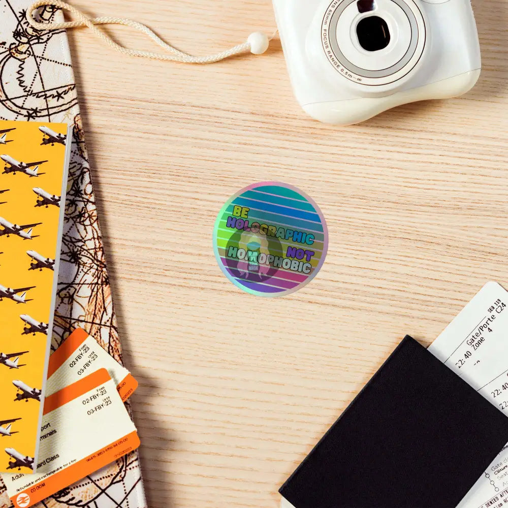 "Be Holo" Pride Holographic stickers -  from Show Me Your Mask Shop by Show Me Your Mask Shop - Stickers