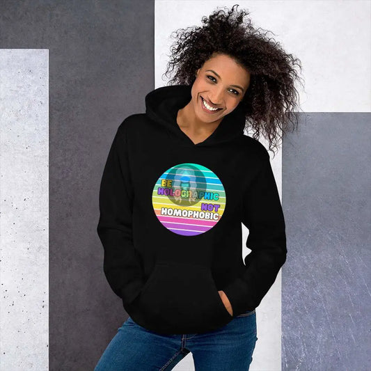 "Be Holo" Pride Unisex Hoodie -  from Show Me Your Mask Shop by Show Me Your Mask Shop - Hoodies, Unisex