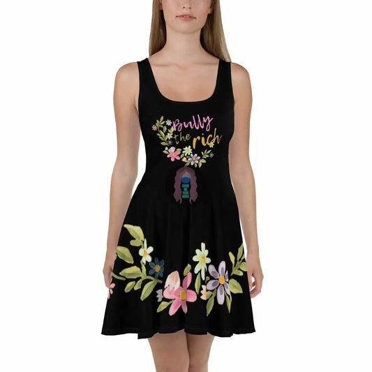 "Bully the Rich" Skater Dress -  from Show Me Your Mask Shop by Show Me Your Mask Shop - 