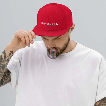 "Bully the Rich" Snapback Hat -  from Show Me Your Mask Shop by Show Me Your Mask Shop - Hats