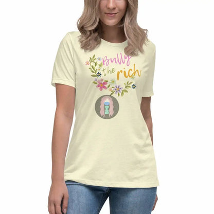 "Bully the Rich" Women's Relaxed T-Shirt -  from Show Me Your Mask Shop by Show Me Your Mask Shop - Shirts, Women's