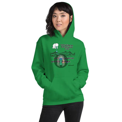 Crying Oil Execs Unisex Hoodie Irish Green / S